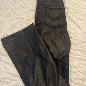 Idyllwind Black Faux Leather Jeans